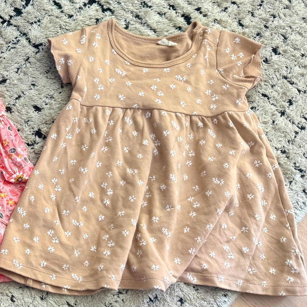 Quincy Mae floral cotton dress